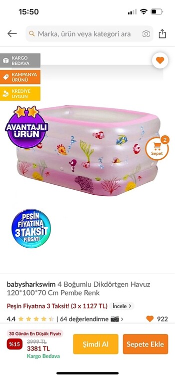 Şişme havuz