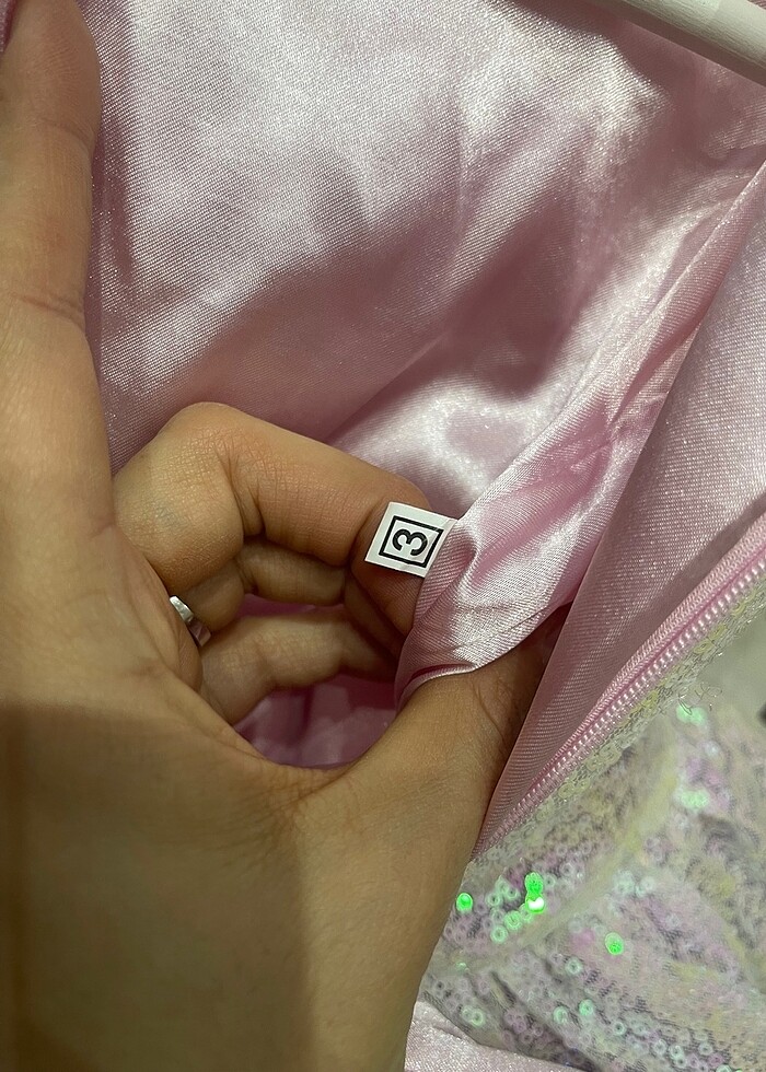 Kız Çocuk Pulpayet & Tül detay Abiye - Görsel 2