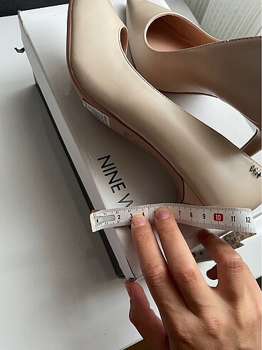 38 Beden ten rengi Renk Nine West topuklu ayakkabı