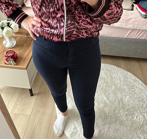 36 Beden lacivert Renk Gusto Pantolon