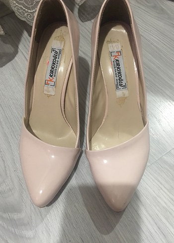 Pembe Stiletto Kadın Ayakkabı - Görsel 2