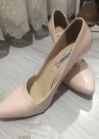 Pembe Stiletto Kadın Ayakkabı - Görsel 3