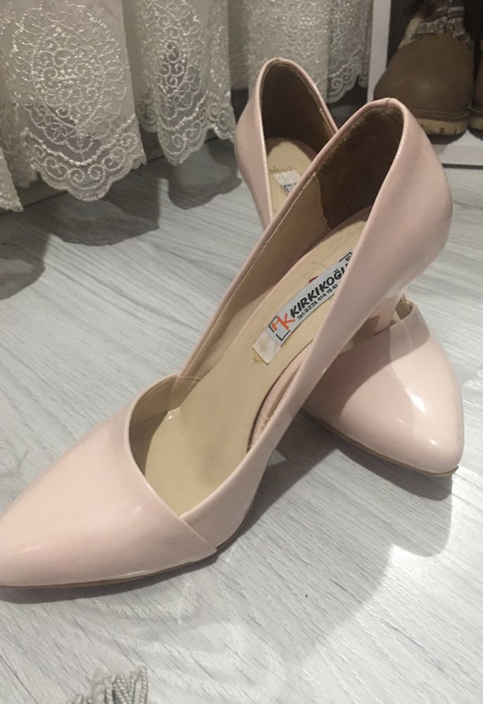 Pembe Stiletto Kadın Ayakkabı - Görsel 3