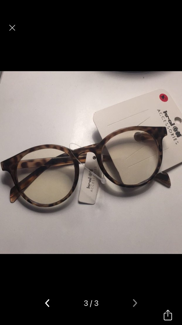 Şeffaf Bej Kadın Gözlüğü - Paris Tarzı - Görsel 2