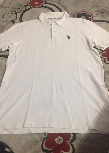 Erkek Beyaz Polo Yaka Kısa Kollu Tişört - Görsel 4