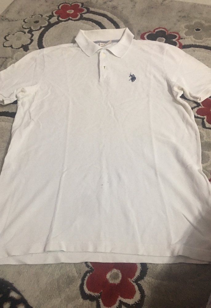 Erkek Beyaz Polo Yaka Kısa Kollu Tişört - Görsel 4