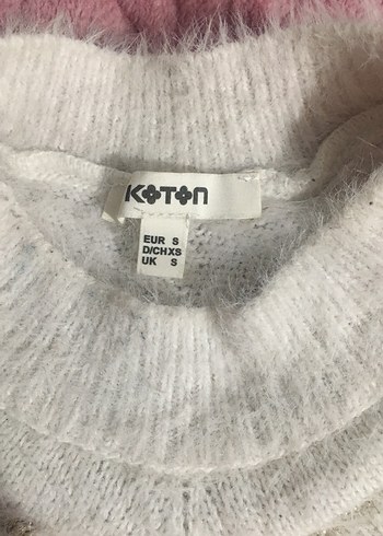 Nakışlı Bohem Beyaz Triko Kazak - Görsel 3