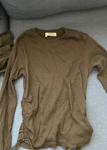 Siyah balon kol kısa body ve uzun kollu beli daraltmalı body - Görsel 3