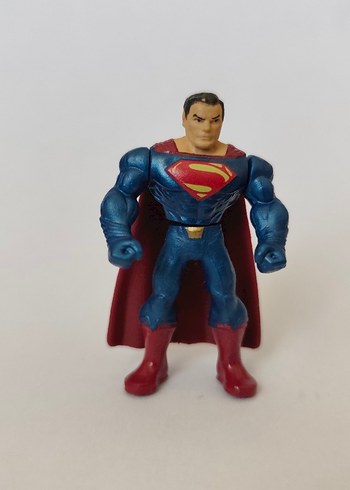 Renkli Mavi Superman Figürü