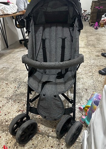 15-36 kg Beden gri Renk Gri Bebek Arabası Katlanabilir Model