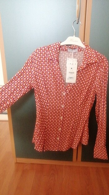 Bershka Vintage Desenli Gömlek