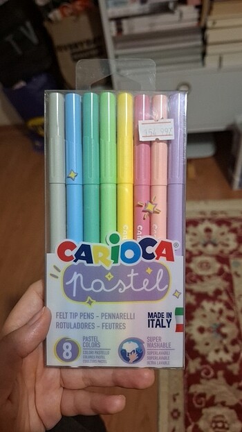 Carioca Pastel Kaliteli Keçeli Kalem Seti