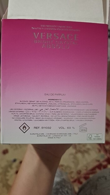 Versace Bright Crystal Absolu 90 ml Büyük Boy Parfüm - Görsel 5