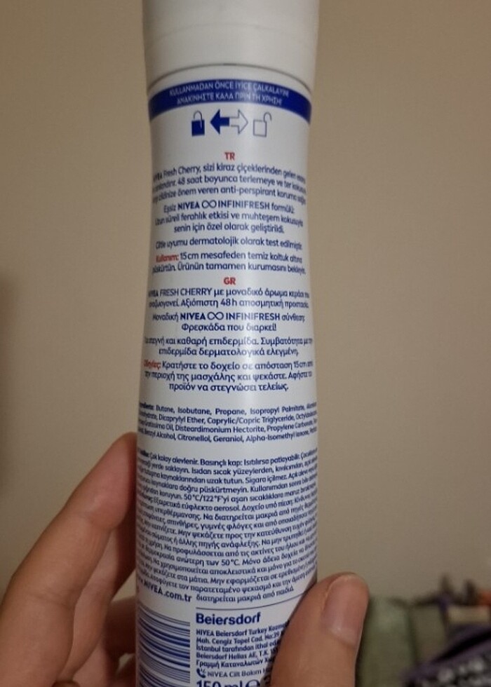 Nivea Fresh Cherry Deodorant  - Görsel 2