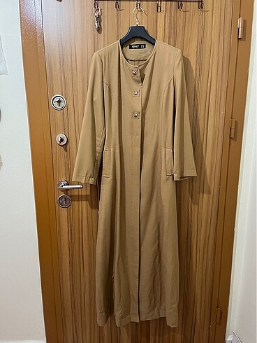 44 Beden camel Renk Pardesü