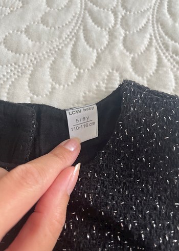 LC Waikiki Kız Çocuk Siyah Fiyonk Detaylı Kolsuz Elbise