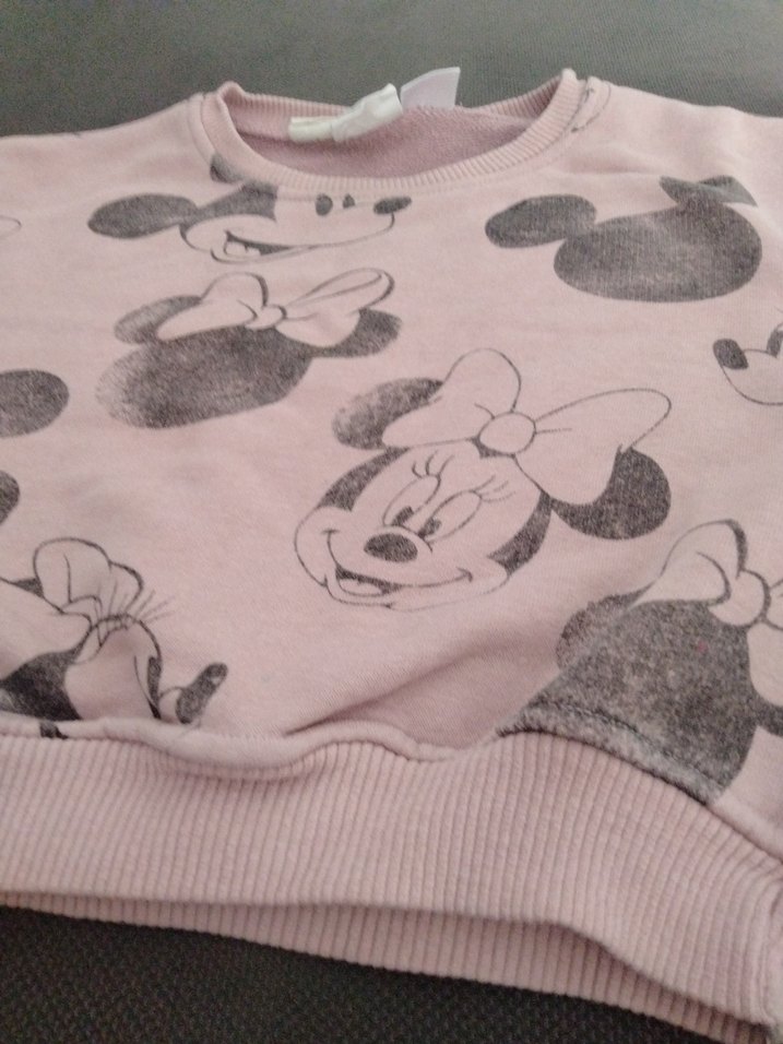 Kız Çocuk Pembe Baskılı Sweatshirt - Görsel 4