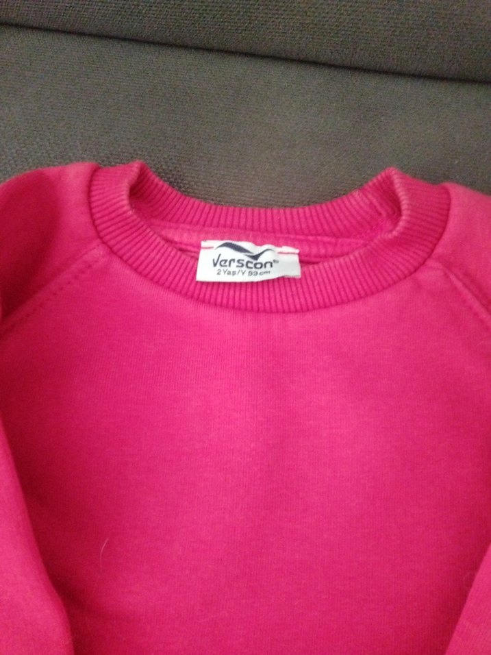 kırmızı Bebek Kız Uzun Kollu Takım - Görsel 3