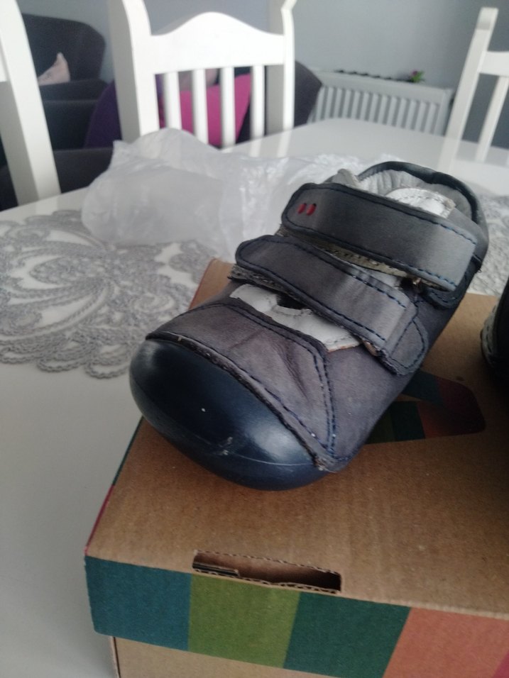 Bebek Gri Cırt Cırtlı İlk Adım Ayakkabısı - Görsel 5