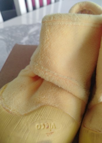 Kız Çocuk Sarı Polar Ev Terliği - Görsel 5