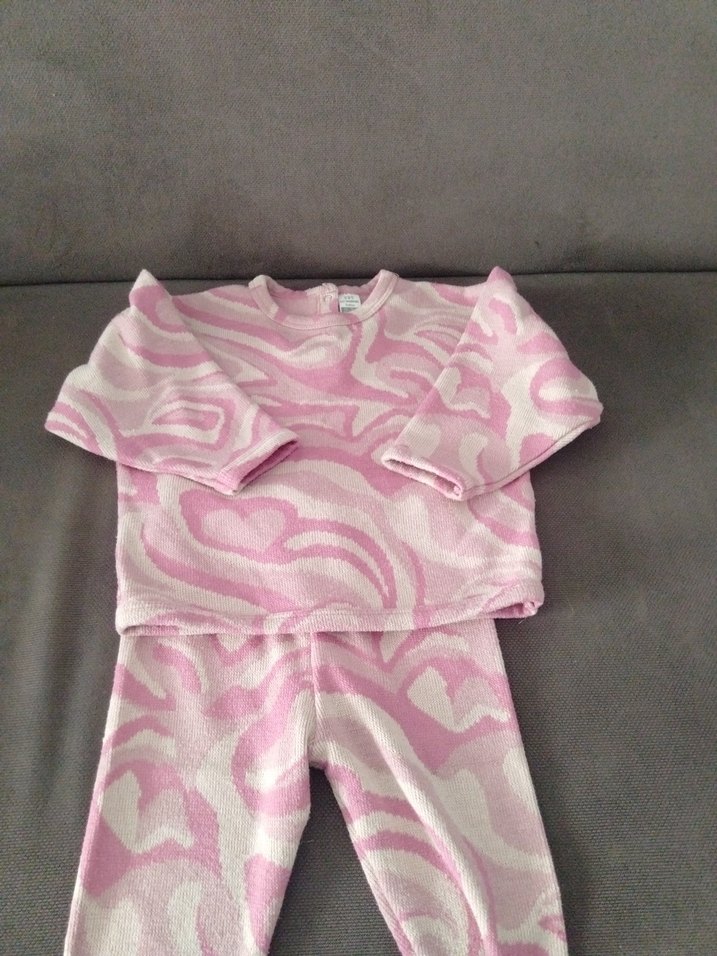 Pembe Batik Desenli Bebek Takımı - Görsel 3