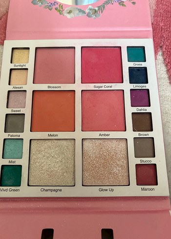 Çiçekli Kapaklı far paleti - Görsel 4