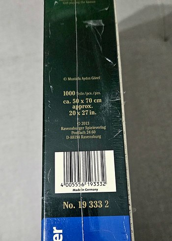 Ravensburger 1000 Parça özel seri Hamit Görele Puzzle - Görsel 2