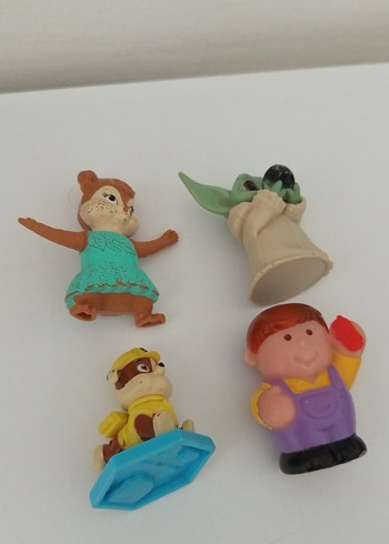 Renkli Mini Aksiyon Figürleri Seti
