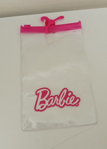 Pembe Barbie Baskılı Bebek Çantası