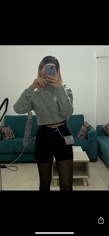s Beden zara crop kazak