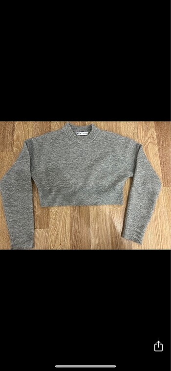 zara crop kazak