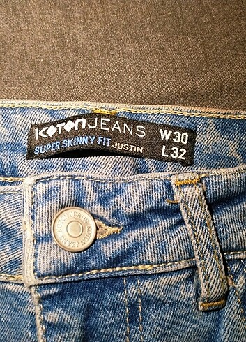 Koton Koton Jeans supper skinny fit justin erkek pantolon 30/32