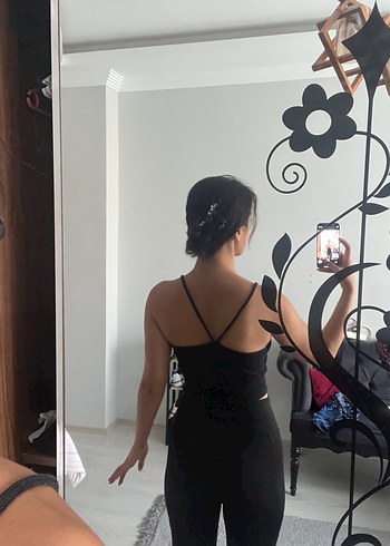 Şeffaf Siyah Strappy Büstiyer