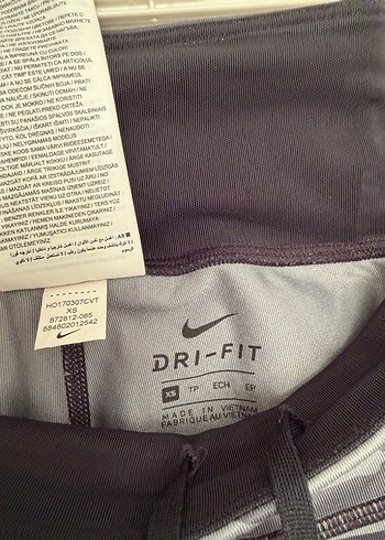 Nike Gri Zebra Desenli Spor Tayt - Görsel 4