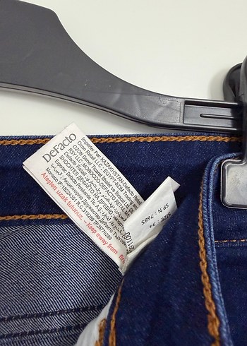 Defacto Kadın Mavi Mini Kot Şort - Görsel 4