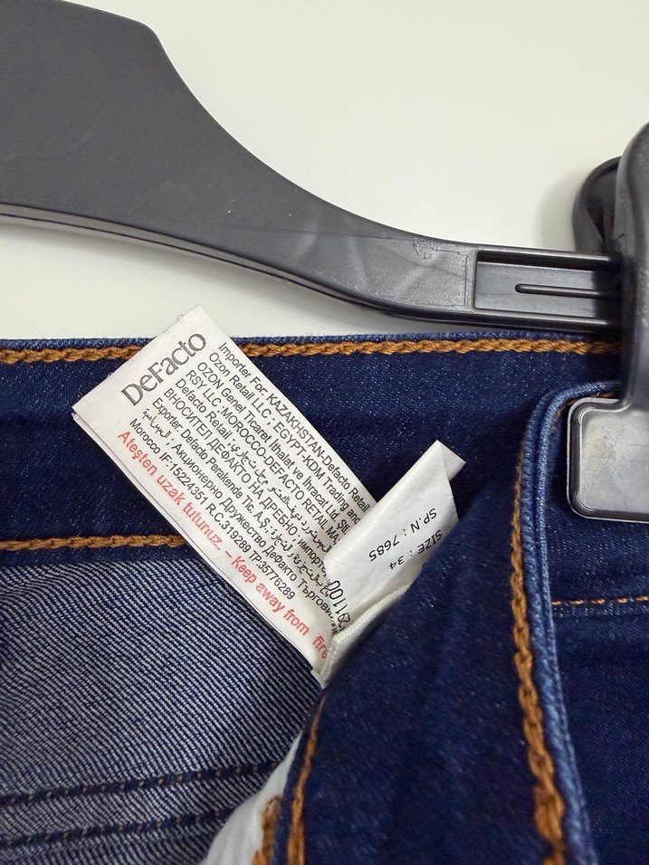 Defacto Kadın Mavi Mini Kot Şort - Görsel 4