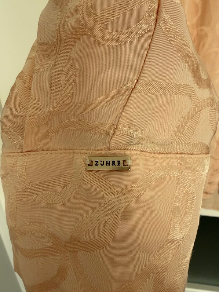 Zühre Bej Düğmeli V Yaka Kadın Keten Gömlek - Görsel 3