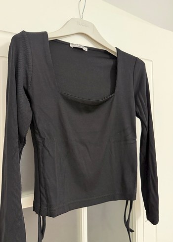 Siyah Uzun Kollu Kadın Bluz - Görsel 2