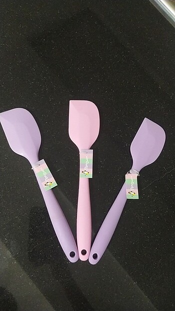 Beden Silikon spatula,penguen marka yeni etiketi üzerinde