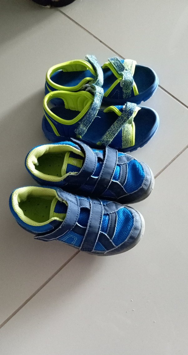 Quechua Çocuklar için cırtlı spor ayakkabı ve sandalet 27 numara - Görsel 2