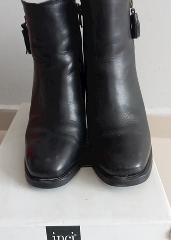 Hotiç marka Siyah Deri Topuklu Kadın Bot - Görsel 10