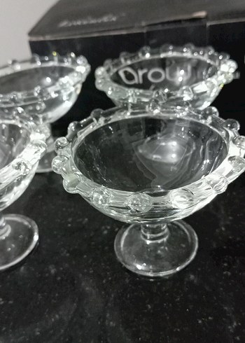 Altı Parça Cam Lokum Kasesi Seti - Görsel 5