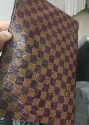 Kahverengi Kareli Deri Kadın Çanta - Görsel 2