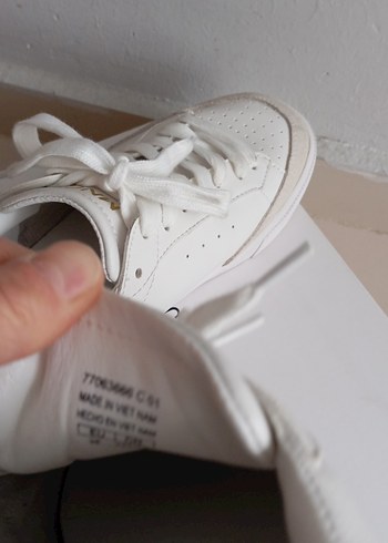 Mango Beyaz Bağcıklı Kadın Spor Ayakkabı - Görsel 8