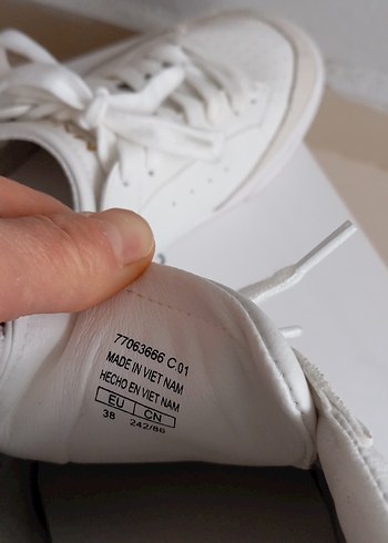 Mango Beyaz Bağcıklı Kadın Spor Ayakkabı - Görsel 10