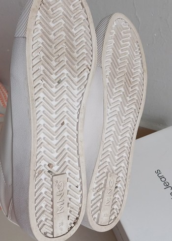 Mango Beyaz Bağcıklı Kadın Spor Ayakkabı - Görsel 7