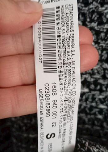 Stradivarius Gri Siyah Örgü Kadın Kazak, Salaş Kesim - Görsel 7