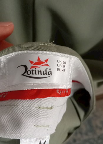 Kadın Yeşil Renk  Kumaş Pantolon Uzun Boy Fermuarlı 48 beden - Görsel 5