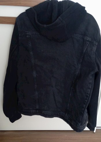 LCW Waikiki Siyah Düğmeli Unisex Kot Ceket M beden - Görsel 6