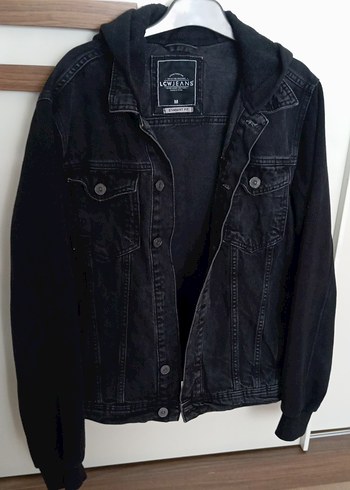 LCW Waikiki Siyah Düğmeli Unisex Kot Ceket M beden - Görsel 3